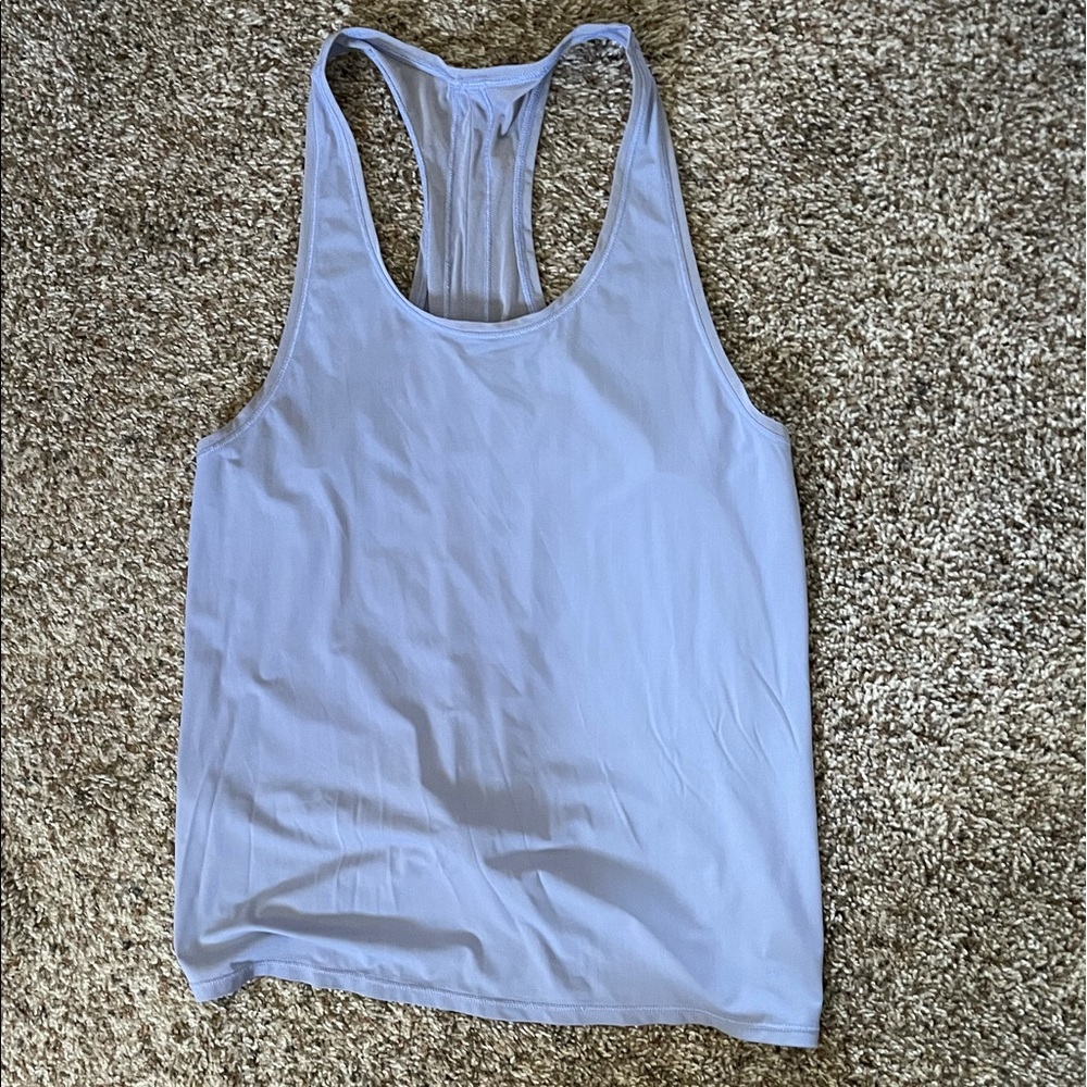 Lululemon lilac tie-back tank